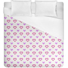 Pixel Hearts Duvet Cover (king Size) by jumpercat