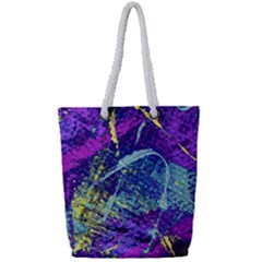 Ink Splash 01 Full Print Rope Handle Tote (small) by jumpercat