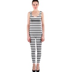 Basic Horizontal Stripes Onepiece Catsuit by jumpercat