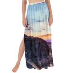Iceland Landscape Mountains Stream Maxi Chiffon Tie-up Sarong by BangZart