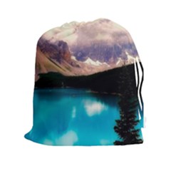 Austria Mountains Lake Water Drawstring Pouches (xxl) by BangZart