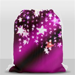 Background Christmas Star Advent Drawstring Bag (small) by BangZart