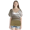 Staircase Berlin Architecture V-Neck Flutter Sleeve Top View1