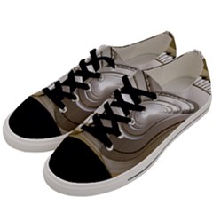 Staircase Berlin Architecture Men s Low Top Canvas Sneakers by BangZart