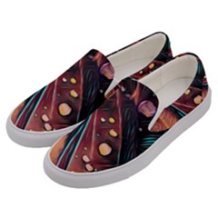 Abstract Wallpaper Images Men s Canvas Slip Ons by BangZart