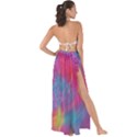 Abstract Fantastic Fractal Gradient Maxi Chiffon Tie-Up Sarong View2