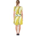Lemon Fruit Green Yellow Citrus Adorable in Chiffon Dress View2