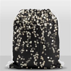 Christmas Bokeh Lights Background Drawstring Bag (small) by BangZart