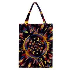 Spiky Abstract Classic Tote Bag by linceazul