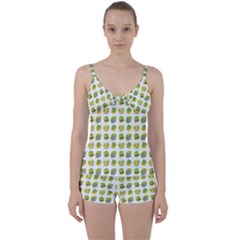 St Patrick S Day Background Symbols Tie Front Two Piece Tankini by BangZart