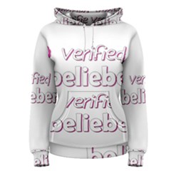 Verified Belieber Women s Pullover Hoodie by Valentinaart
