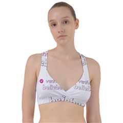 Verified Belieber Sweetheart Sports Bra by Valentinaart