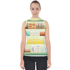 Supermarket Shelf Coffee Tea Grains Shell Top by Celenk