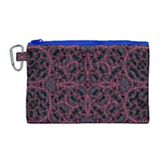 Modern Ornate Pattern Canvas Cosmetic Bag (large) by dflcprints