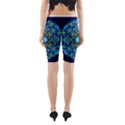 Mandala Blue Abstract Circle Yoga Cropped Leggings View2