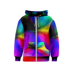 Creativity Abstract Alive Kids  Zipper Hoodie by Celenk