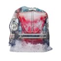 Red Car Old Car Art Abstract Drawstring Pouches (XXL) View2