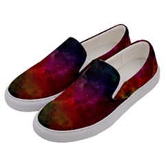Abstract Picture Pattern Galaxy Men s Canvas Slip Ons by Celenk