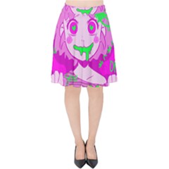 Fujoshi Velvet High Waist Skirt by psychodeliciashop