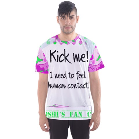 Kick Me! Men s Sports Mesh Tee by psychodeliciashop