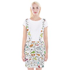 Desktop Pattern Art Graphic Design Braces Suspender Skirt by Celenk