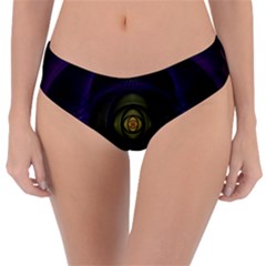 Fractal Blue Eye Fantasy 3d Reversible Classic Bikini Bottoms by Celenk