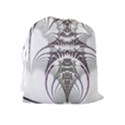 Fractal Delicate Intricate Drawstring Pouches (Extra Large) View2