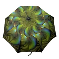 Fractal Abstract Design Fractal Art Folding Umbrellas by Celenk