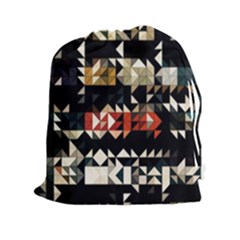 Art Design Color Banner Wallpaper Drawstring Pouches (xxl) by Celenk