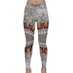 Fractal Fantasy Design Imagination Classic Yoga Leggings by Celenk