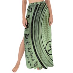 Rune Geometry Sacred Mystic Maxi Chiffon Tie-up Sarong by Celenk