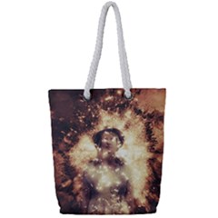 Science Fiction Teleportation Full Print Rope Handle Tote (small) by Celenk