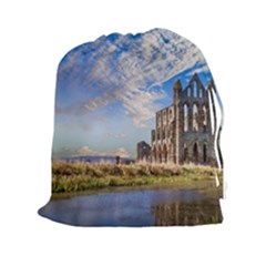 Ruin Church Ancient Architecture Drawstring Pouches (xxl) by Celenk