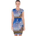 Ruin Church Ancient Architecture Capsleeve Drawstring Dress  View1