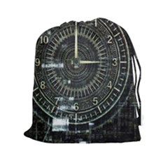 Time Machine Science Fiction Future Drawstring Pouches (xxl) by Celenk