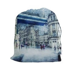 Storm Weather Nature Thunderstorm Drawstring Pouches (xxl) by Celenk