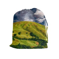 Hill Countryside Landscape Nature Drawstring Pouches (extra Large) by Celenk
