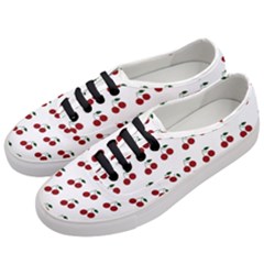 Cherries Women s Classic Low Top Sneakers by snowwhitegirl