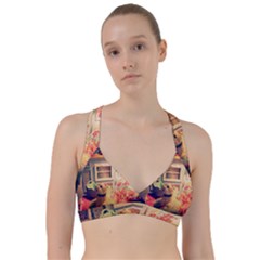 Cream Dollhouse Sweetheart Sports Bra by snowwhitegirl