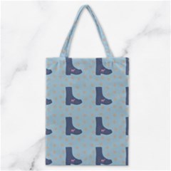 Deer Boots Teal Blue Classic Tote Bag by snowwhitegirl