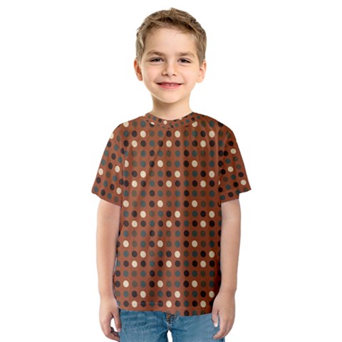 Grey Eggs On Russet Brown Kids  Sport Mesh Tee by snowwhitegirl