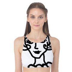 20s Girl Tank Bikini Top by snowwhitegirl