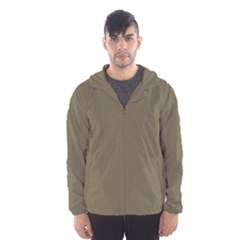 Rainy Brown Hooded Wind Breaker (men) by snowwhitegirl