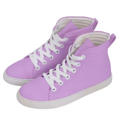 Baby Purple Men s Hi-top Skate Sneakers by snowwhitegirl