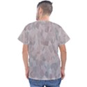 Pattern Mosaic Form Geometric Men s V-Neck Scrub Top View2