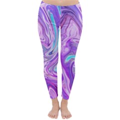 Abstract Art Texture Form Pattern Classic Winter Leggings by Nexatart