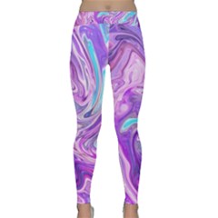 Abstract Art Texture Form Pattern Classic Yoga Leggings by Nexatart