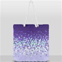 Purple Disintegrate Full Print Rope Handle Tote (Large) View2