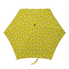 Square Flowers Yellow Mini Folding Umbrellas by snowwhitegirl