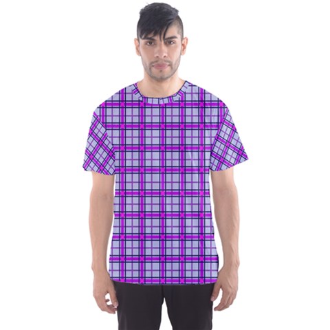 Purple Tartan Men s Sports Mesh Tee by jumpercat